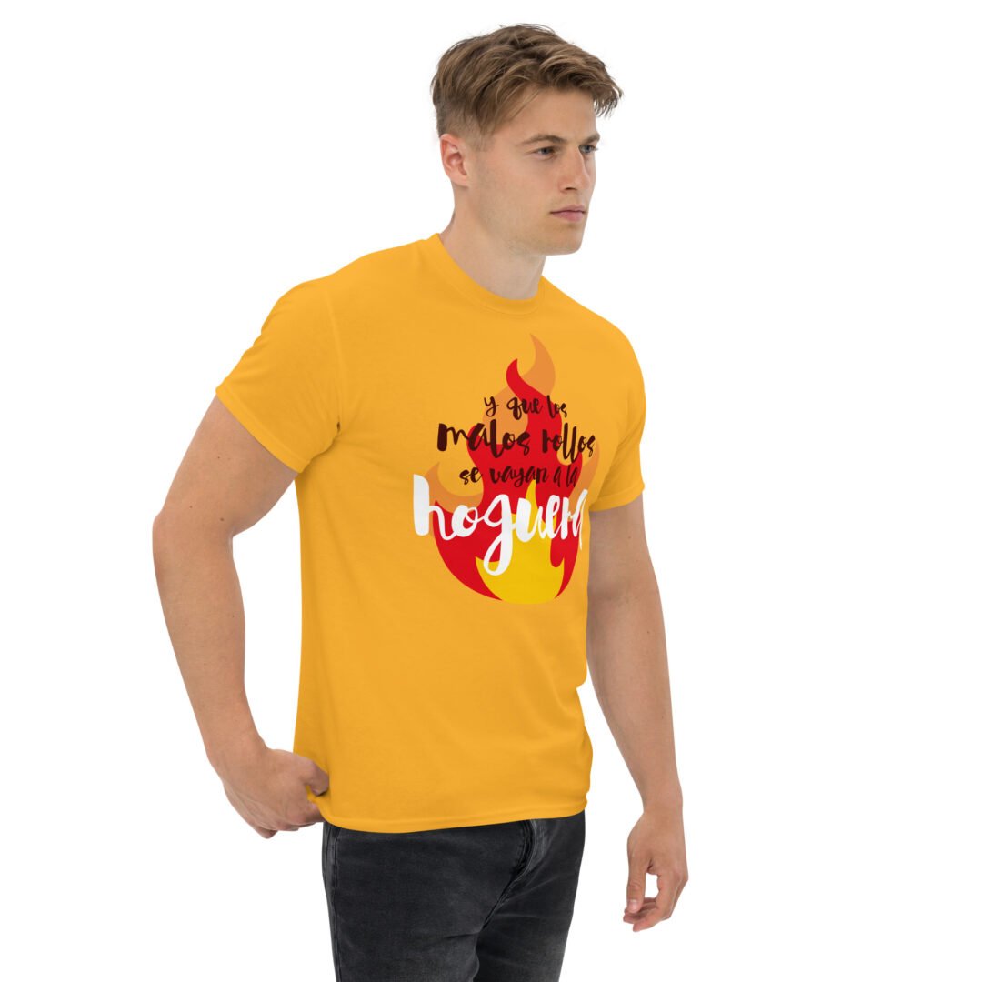 Camiseta "Y Que los Malos Rollos se Vayan a la Hoguera" - Imagen 4