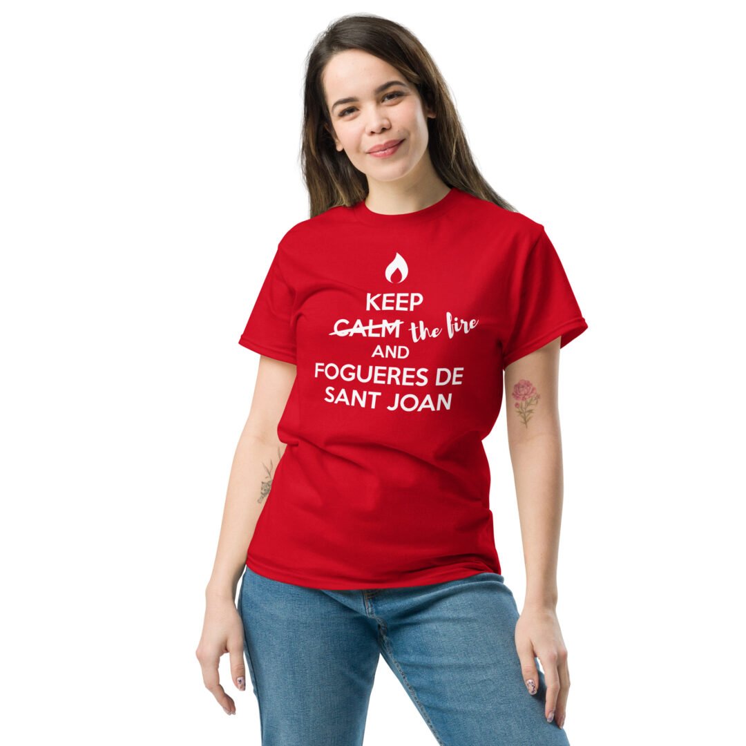 Camiseta "Keep the Fire & Fogueres de Sant Joan" - Imagen 4