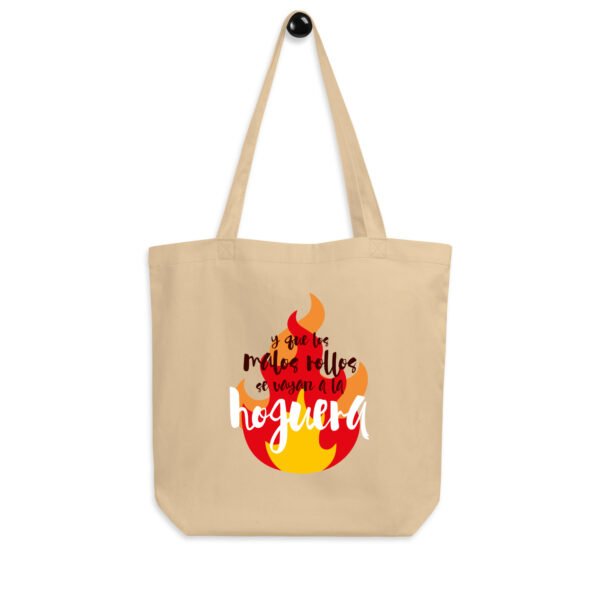Eco Tote Bag «Y Que los Malos Rollos se Vayan a la Hoguera»